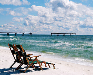 RELAXING ON OKALOOSA ISLAND